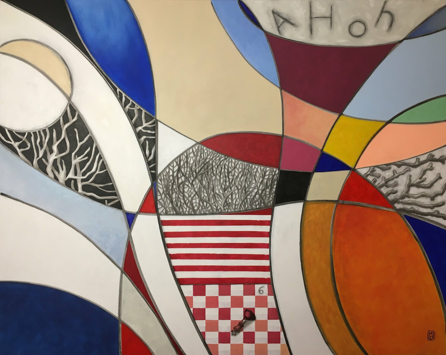SCACCOMATTO Maryda Geraci Original painting for sale
