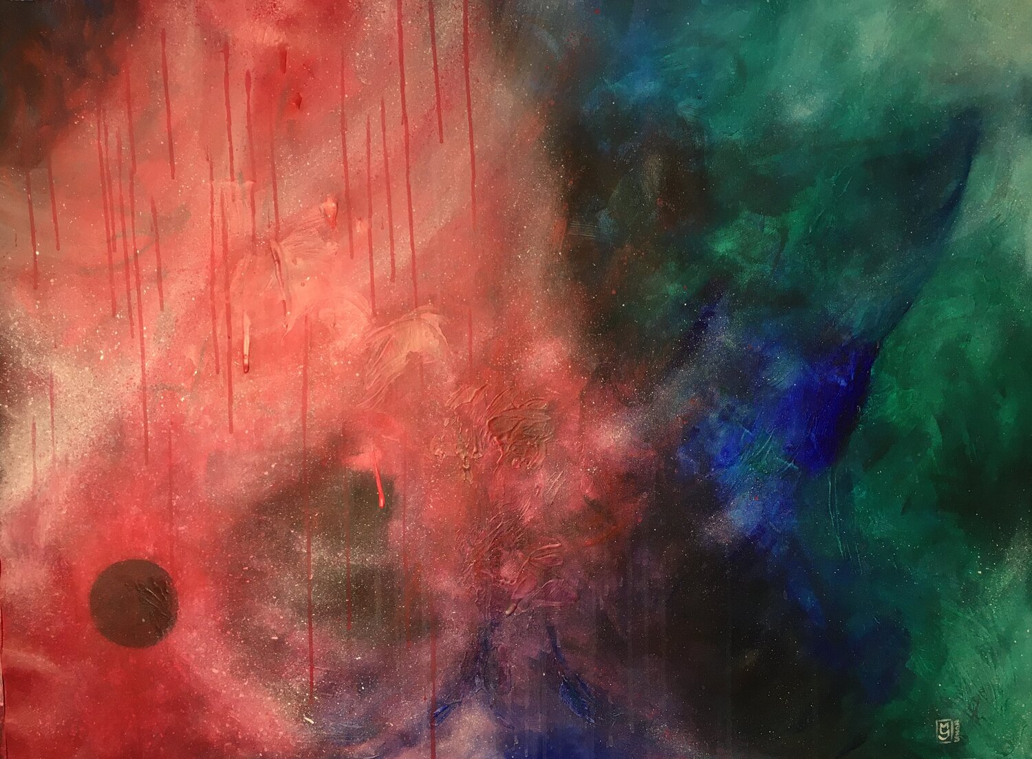 Magma 01 Maryda Geraci Original painting for sale