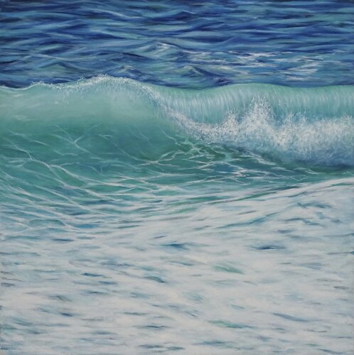 Blue Dance by Filiberto Montesinos Castañón, Painting for Sale on Select