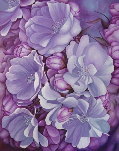 Cherry Paradise by Filiberto Montesinos Castañón, Painting for Sale on Select