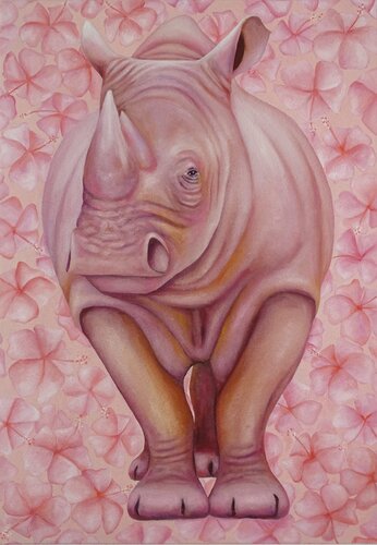 FROM AFRICA WITH LOVE by Filiberto Montesinos Castañón, Painting for Sale on Select