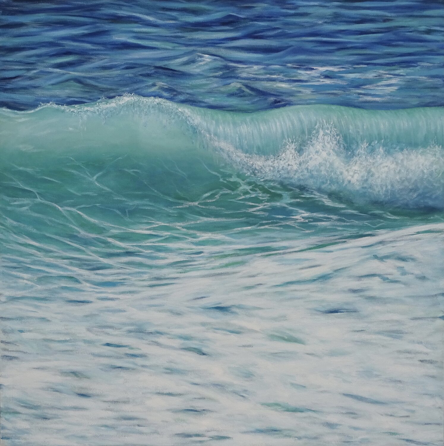 Blue Dance Filiberto Montesinos Castañón Original painting for sale
