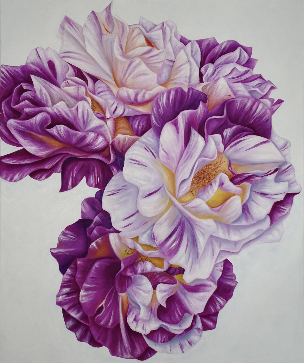 Rosebush Sundae Filiberto Montesinos Castañón Original painting for sale