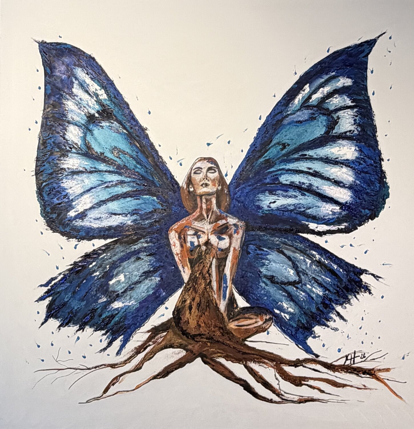 Metamorphosis Karina Yacoubian Original painting for sale