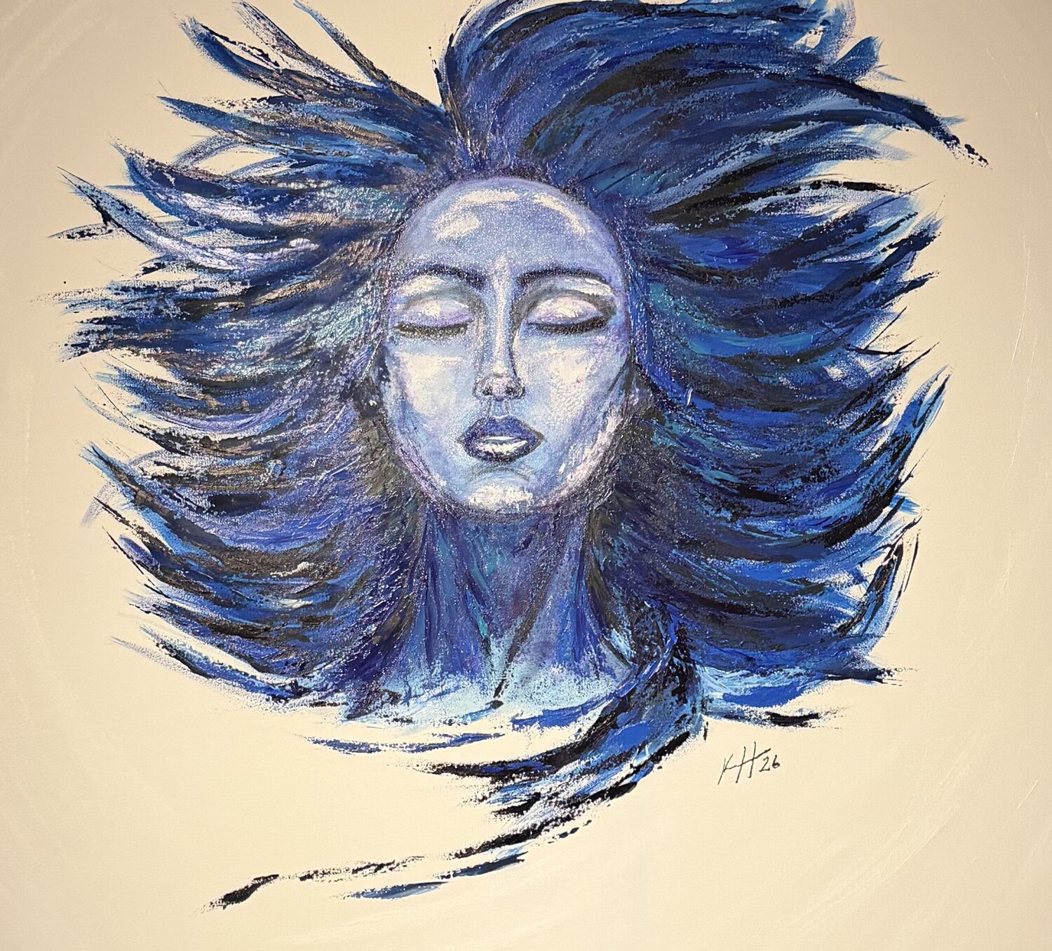 Outlook Karina Yacoubian Original painting for sale