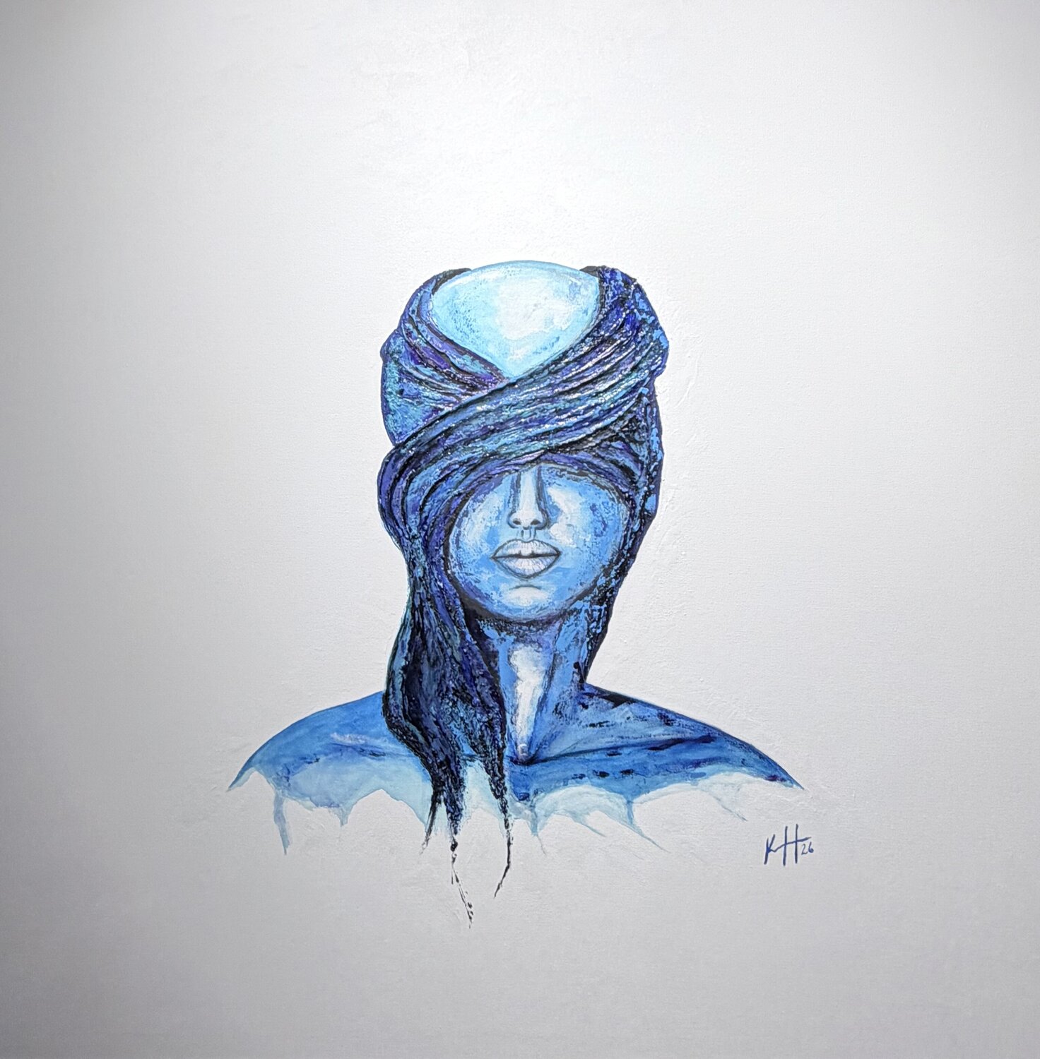 The Silence Karina Yacoubian Original painting for sale