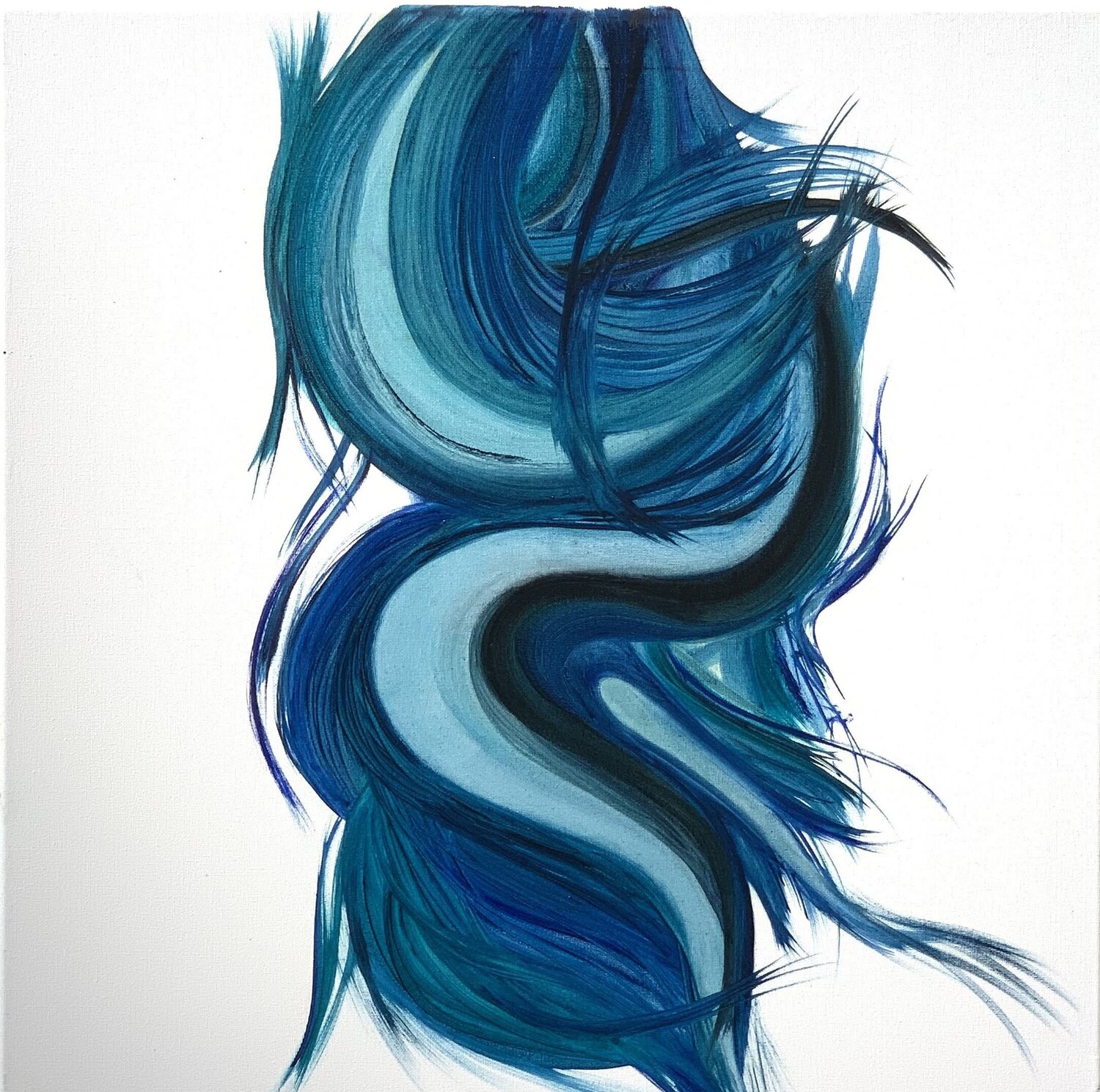 From the sea 3 Karina Yacoubian Original painting for sale