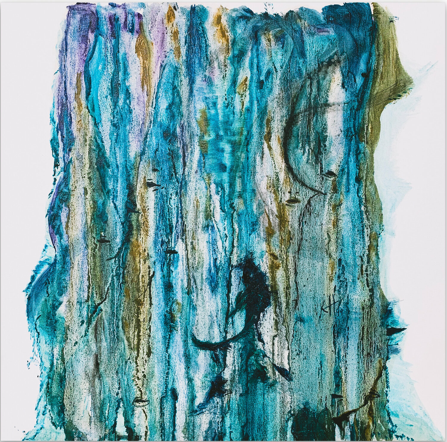 The nymphs Karina Yacoubian Original painting for sale