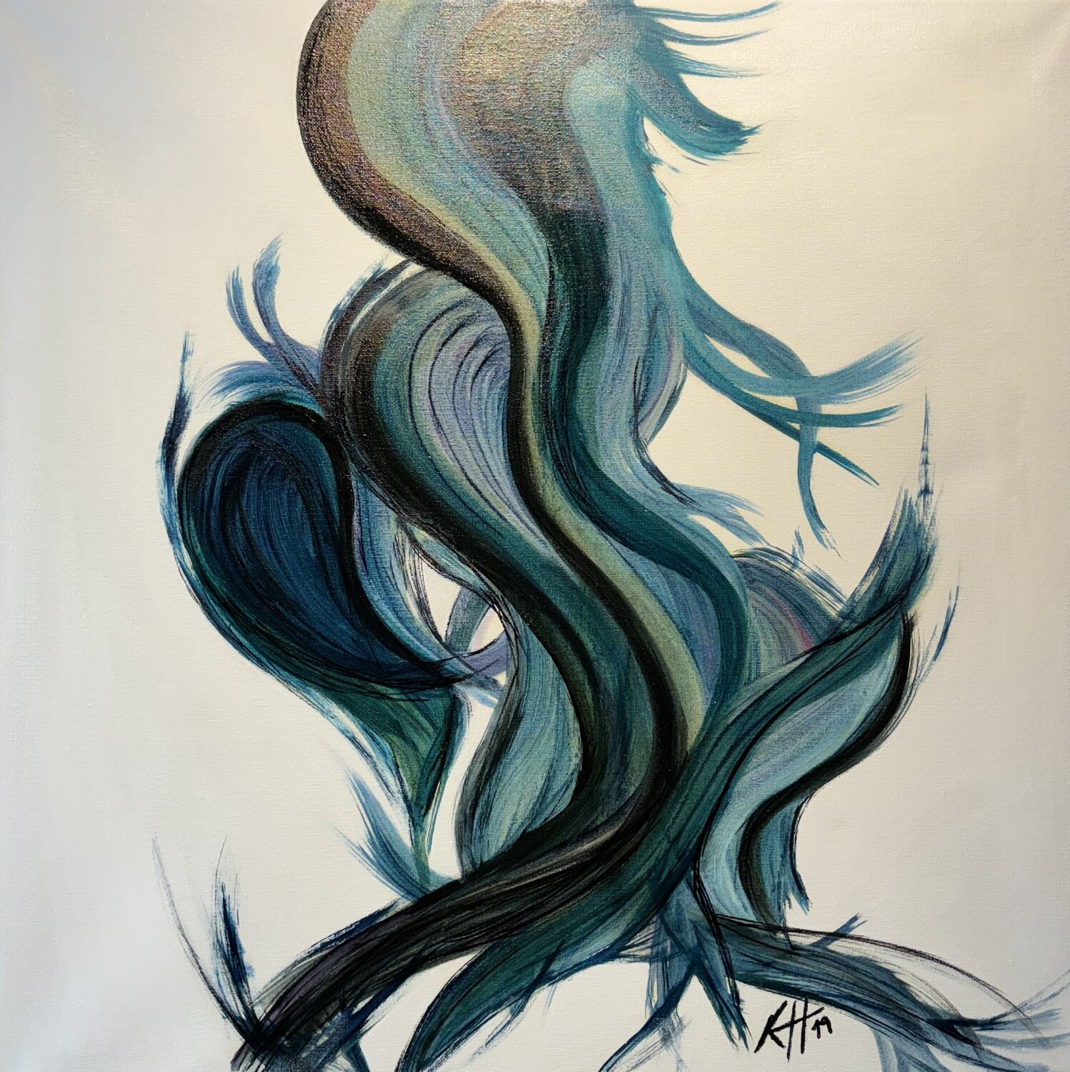From the sea 2 Karina Yacoubian Original painting for sale