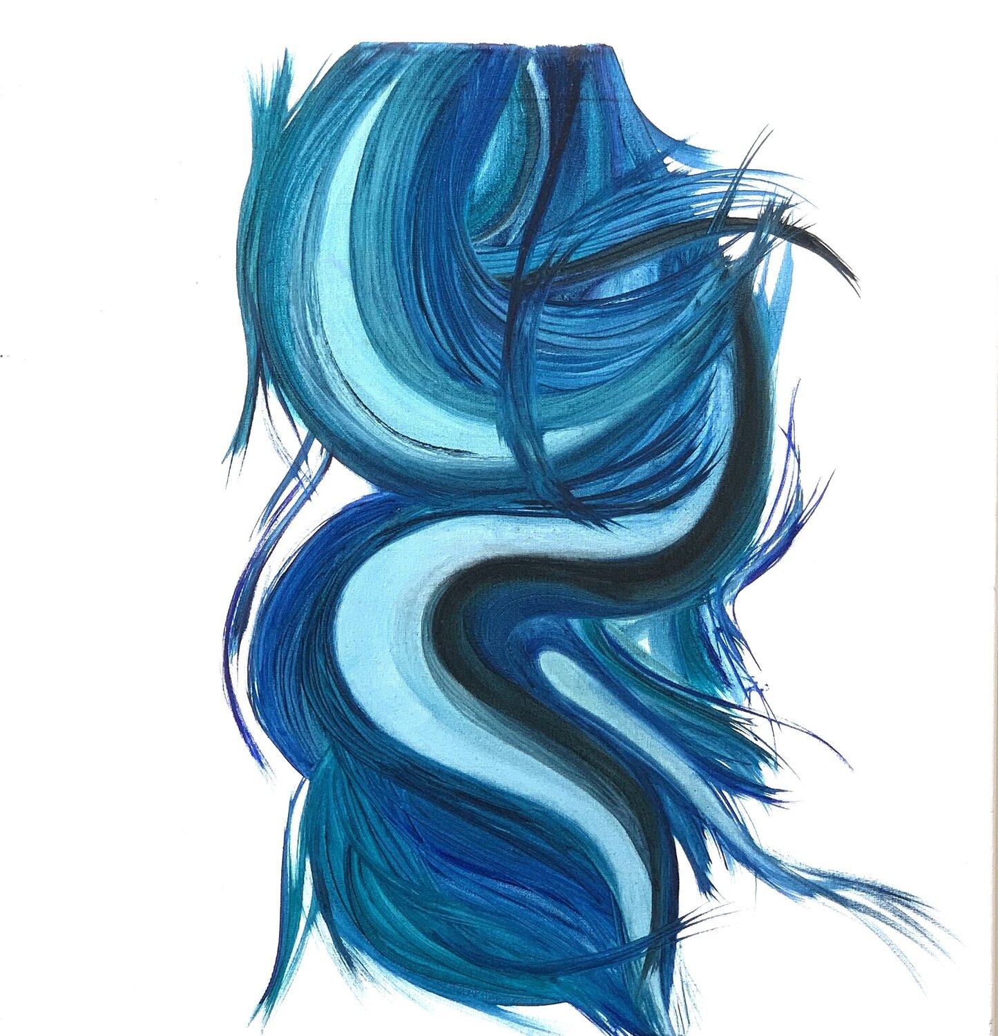 From the sea 3 Karina Yacoubian Original painting for sale