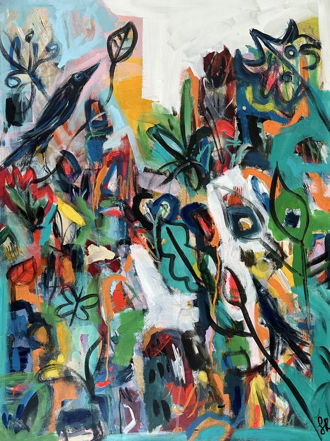 Hide and Seek Samantha Redfern Original painting for sale