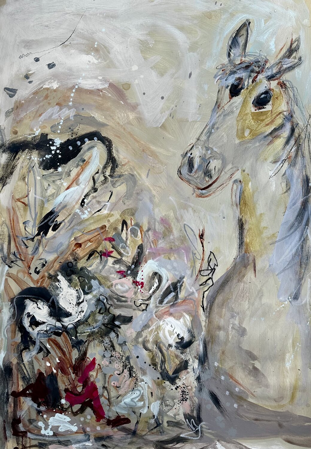 Year Of The Horse Samantha Redfern Original painting for sale