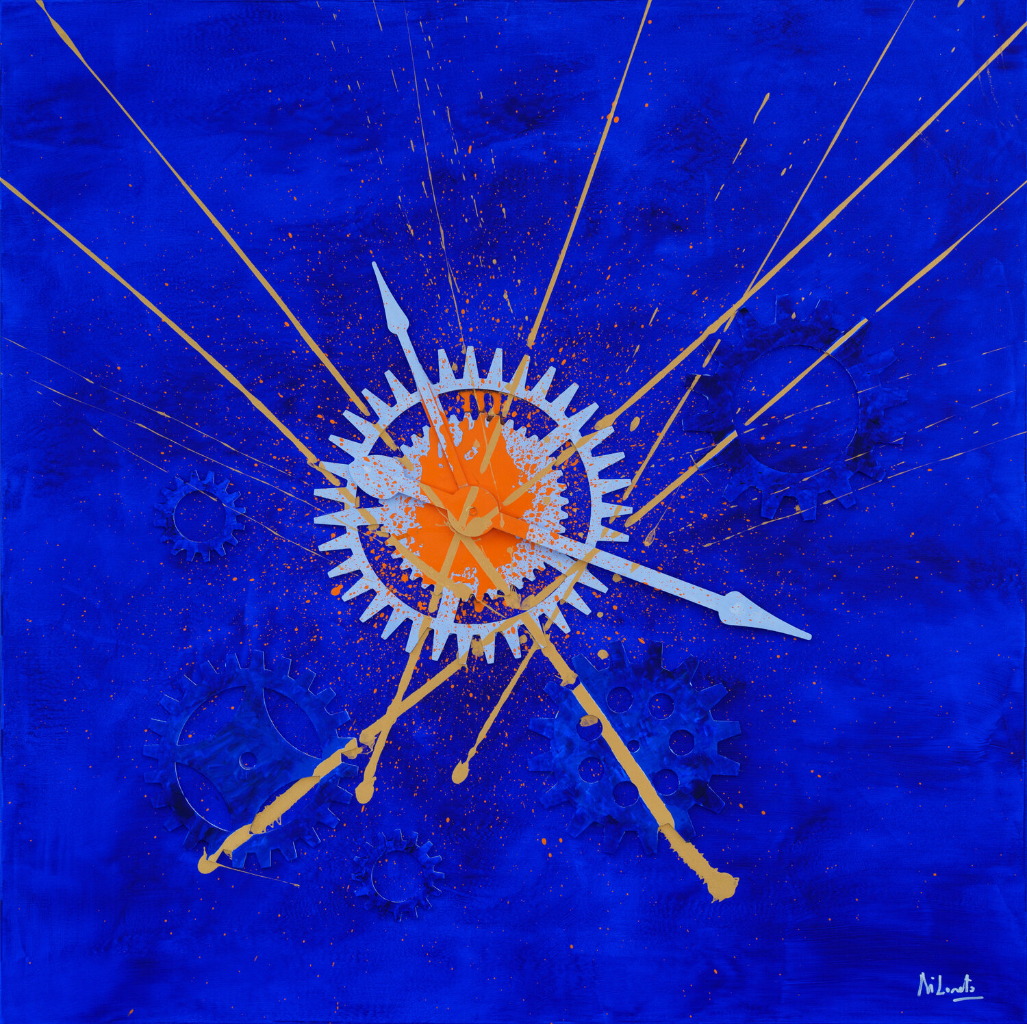 Notturno a Capri - Italia Stefano Di Loreto Original painting for sale
