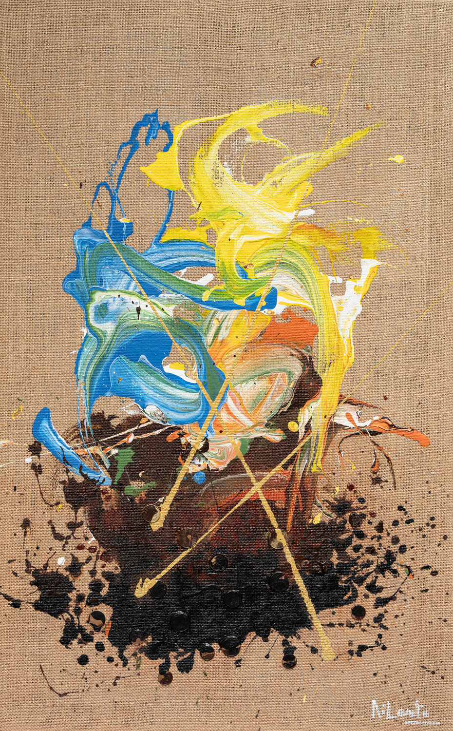 Laudato si' Stefano Di Loreto Original painting for sale