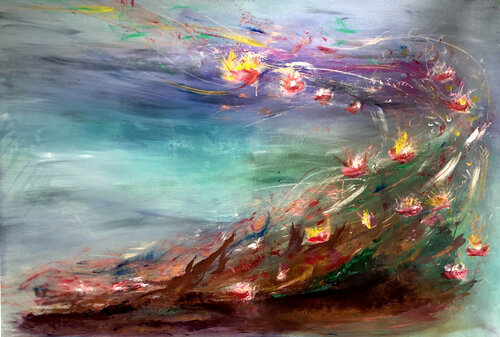 favola senza un seguito by BEATA KOZAK, Painting for Sale on Select