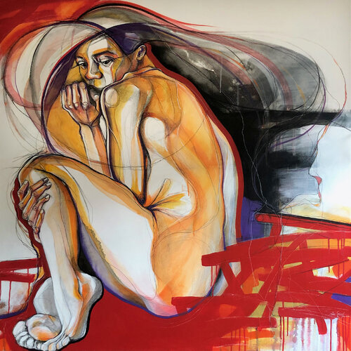 A donde te escondes? by Ale Feijó, Drawing for Sale on Select