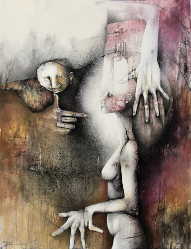 El aura by Ale Feijó, Drawing for Sale on Select