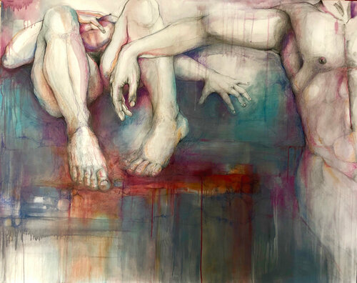 El Descanso by Ale Feijó, Painting for Sale on Select