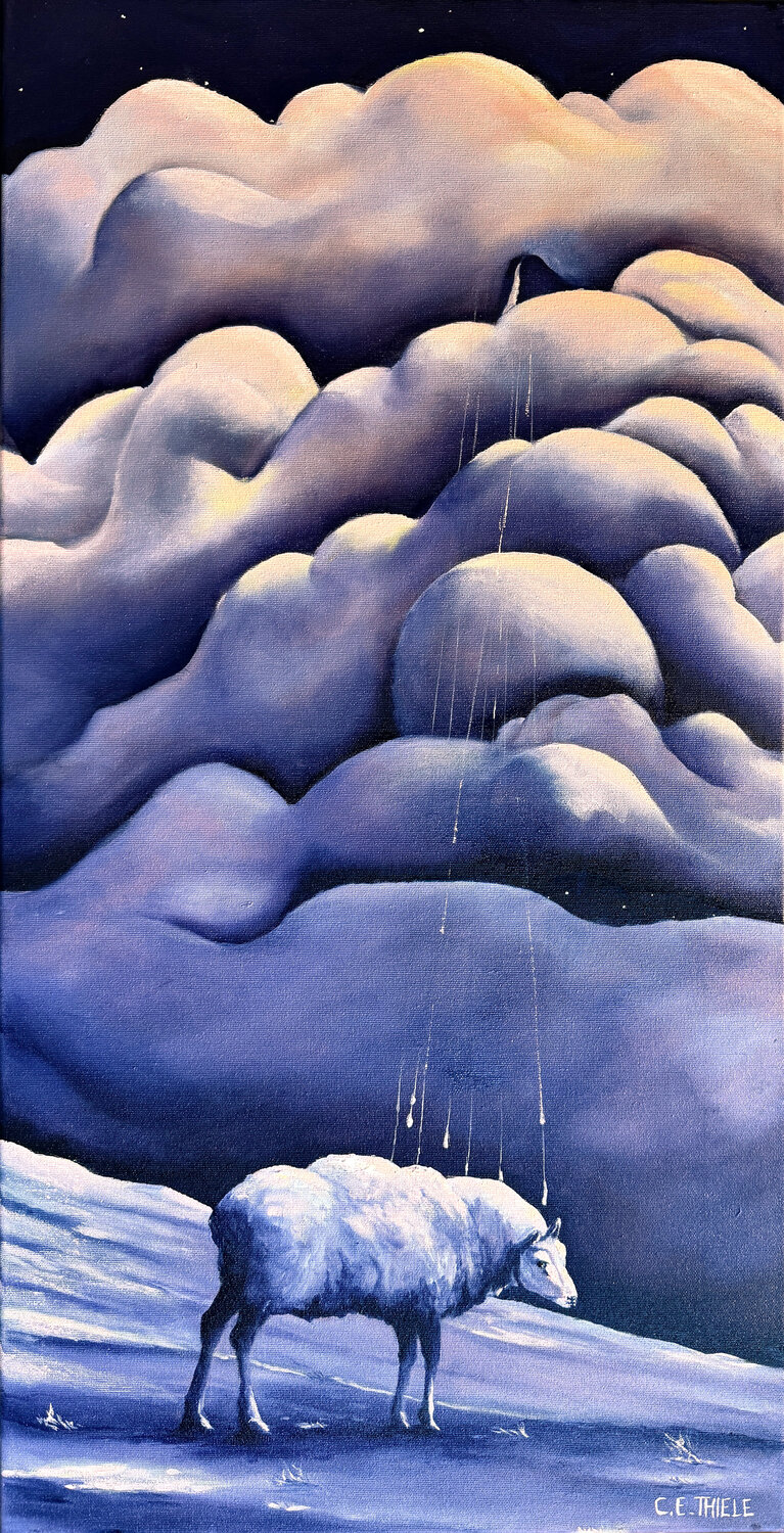 The Guardiens of the Dreams Carola E. Thiele Original painting for sale