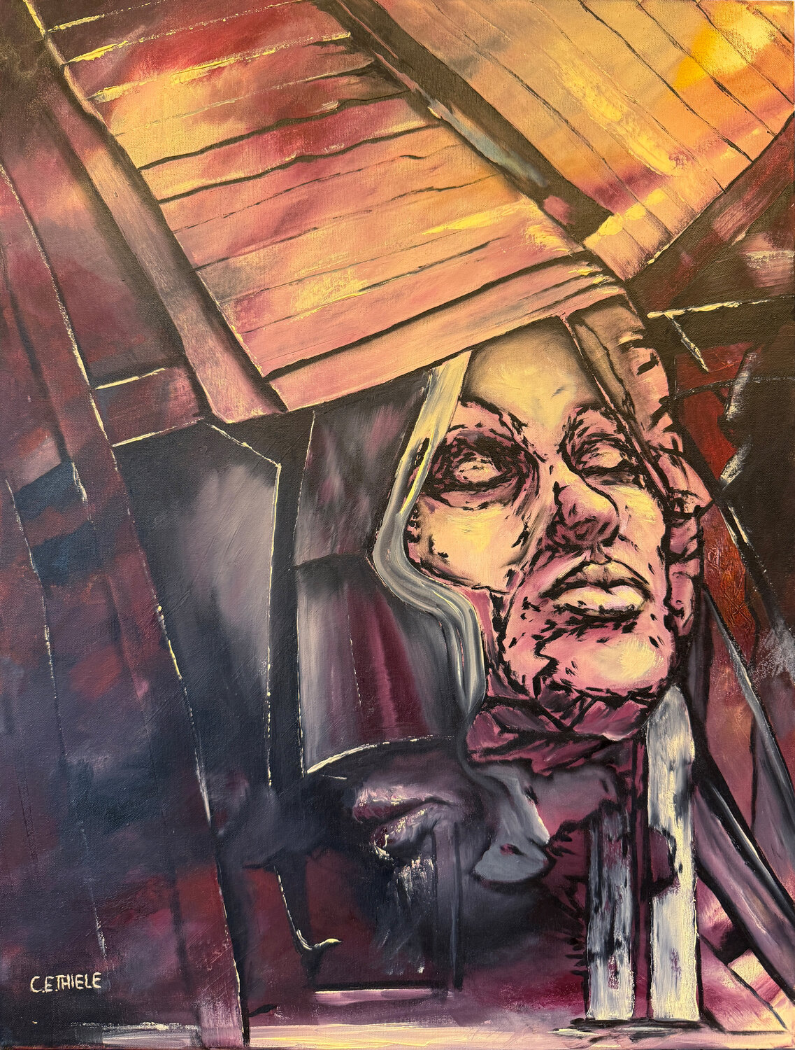 Die Mutter im Jahr 2022 Carola E. Thiele Original painting for sale