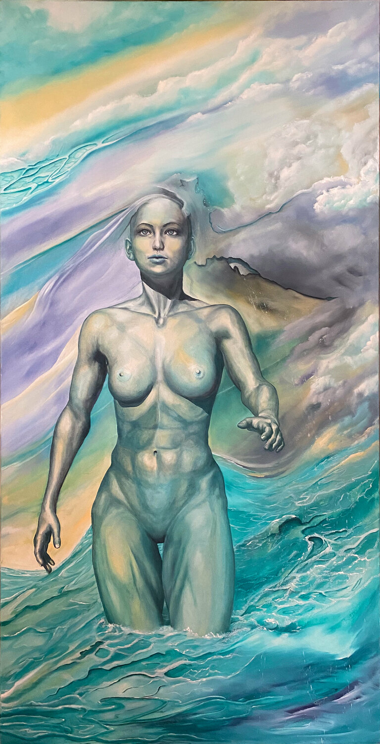 Traum vom Wasser Carola E. Thiele Original painting for sale