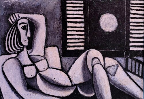 Selenita by Juan Varela, Painting for Sale on Select