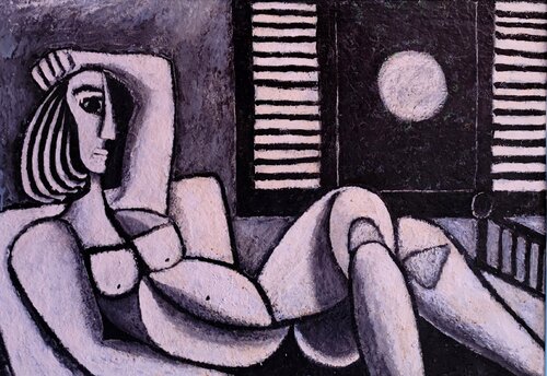 Selenita by Juan Varela, Painting for Sale on Select