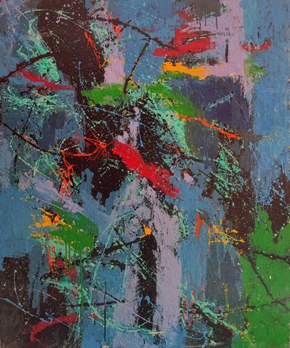 Walking on the sea by Juan Varela, Painting for Sale on Select