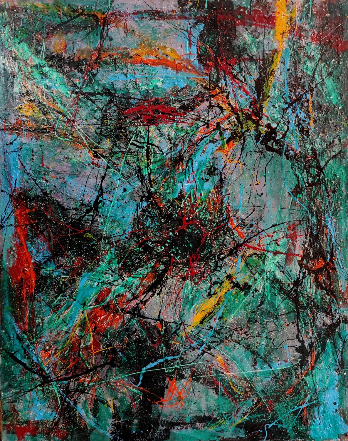 Shinrinyoku Juan Varela Original painting for sale