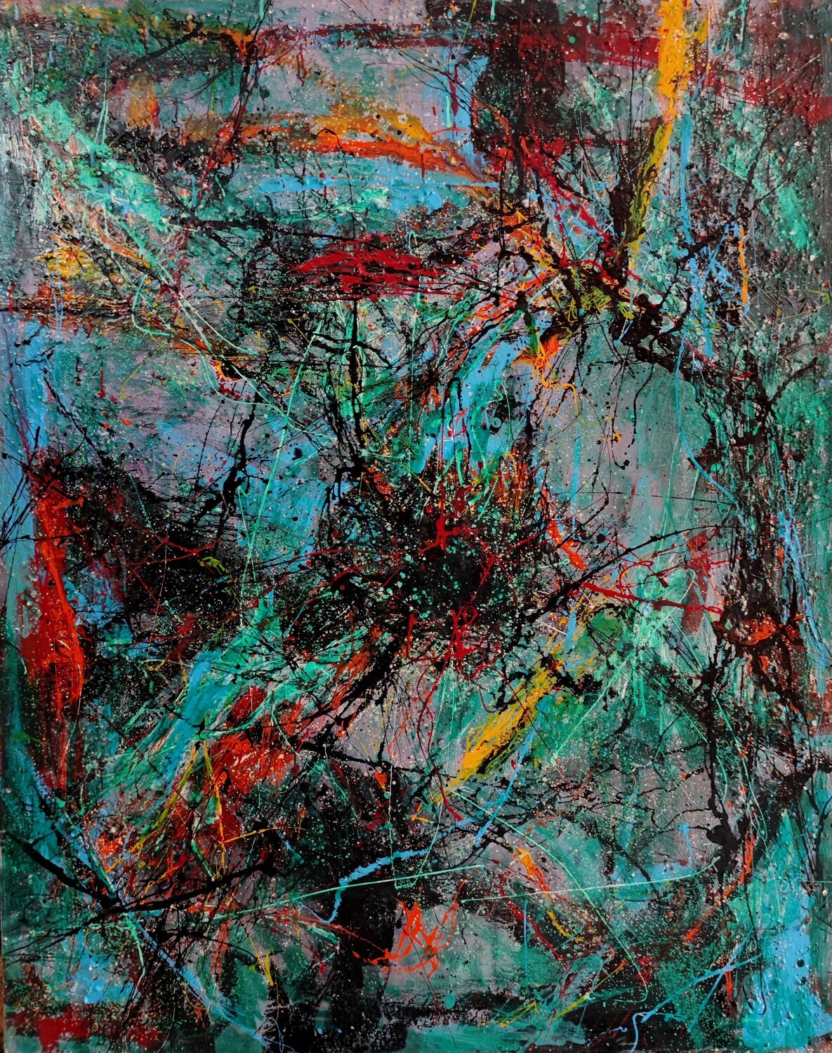 Shinrinyoku Juan Varela Original painting for sale