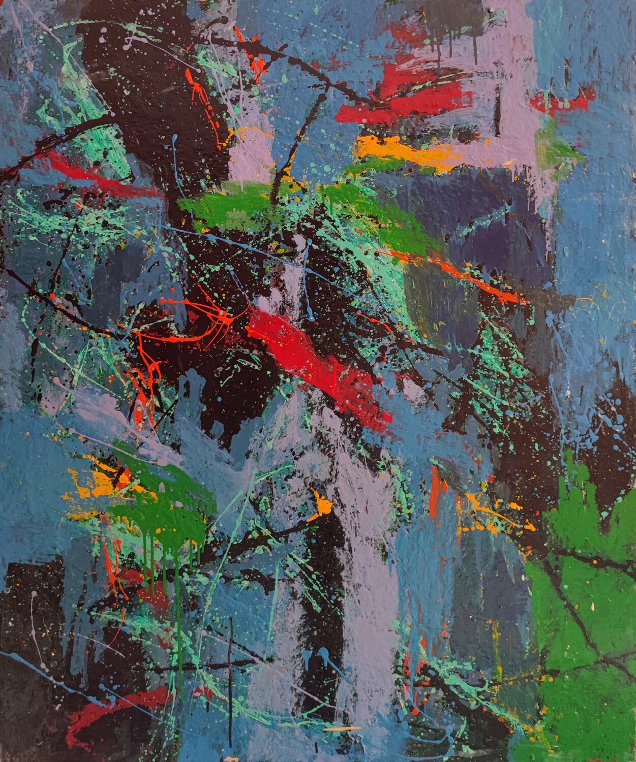 Walking on the sea Juan Varela Original painting for sale