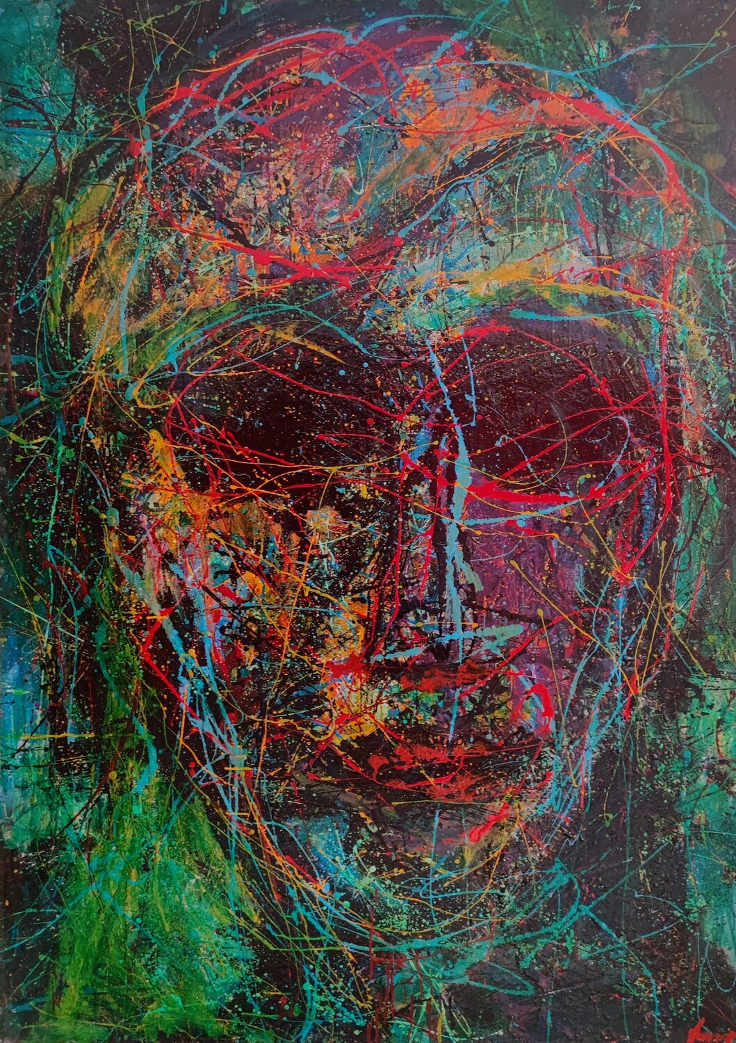 Someone's portrait Juan Varela Original painting for sale
