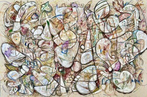 Un Cyclone by Bruce Rubenstein, Painting for Sale on Select