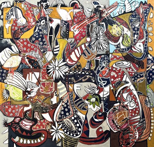 The Cure A Forest by Bruce Rubenstein, Painting for Sale on Select