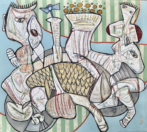 Private Dancer by Bruce Rubenstein, Painting for Sale on Select