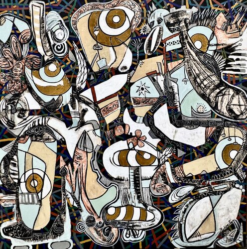 Turbulent Tranquility by Bruce Rubenstein, Painting for Sale on Select
