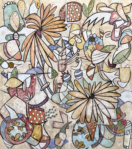Desert Bloom by Bruce Rubenstein, Painting for Sale on Select