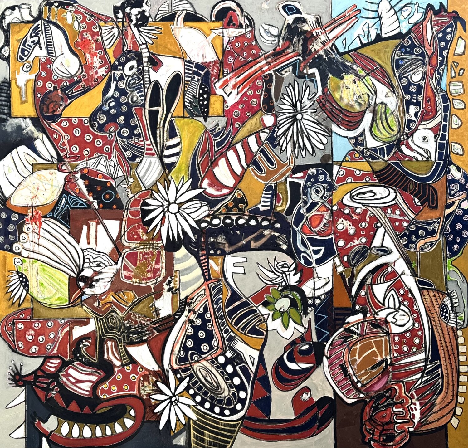 The Cure A Forest Bruce Rubenstein Original painting for sale