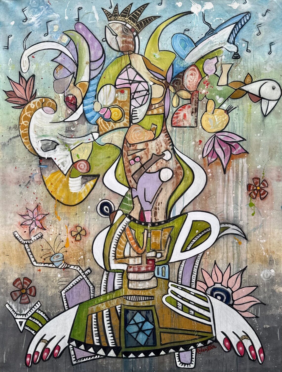 We Shall Dance Again Bruce Rubenstein Original painting for sale