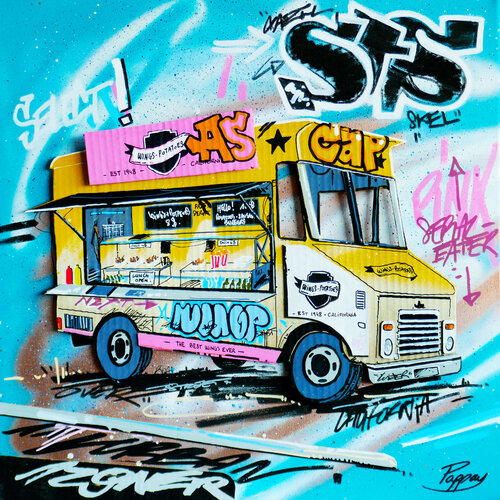 Potatoes truck by Pappay, Painting for Sale on Select