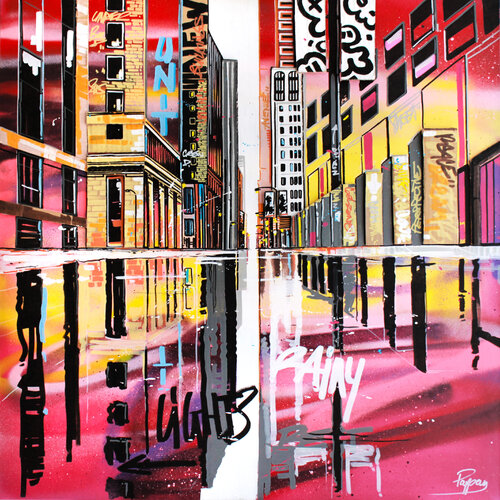 Street mirror by Pappay, Painting for Sale on Select