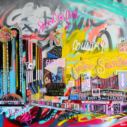 Las Vegas Paradise by Pappay, Painting for Sale on Select