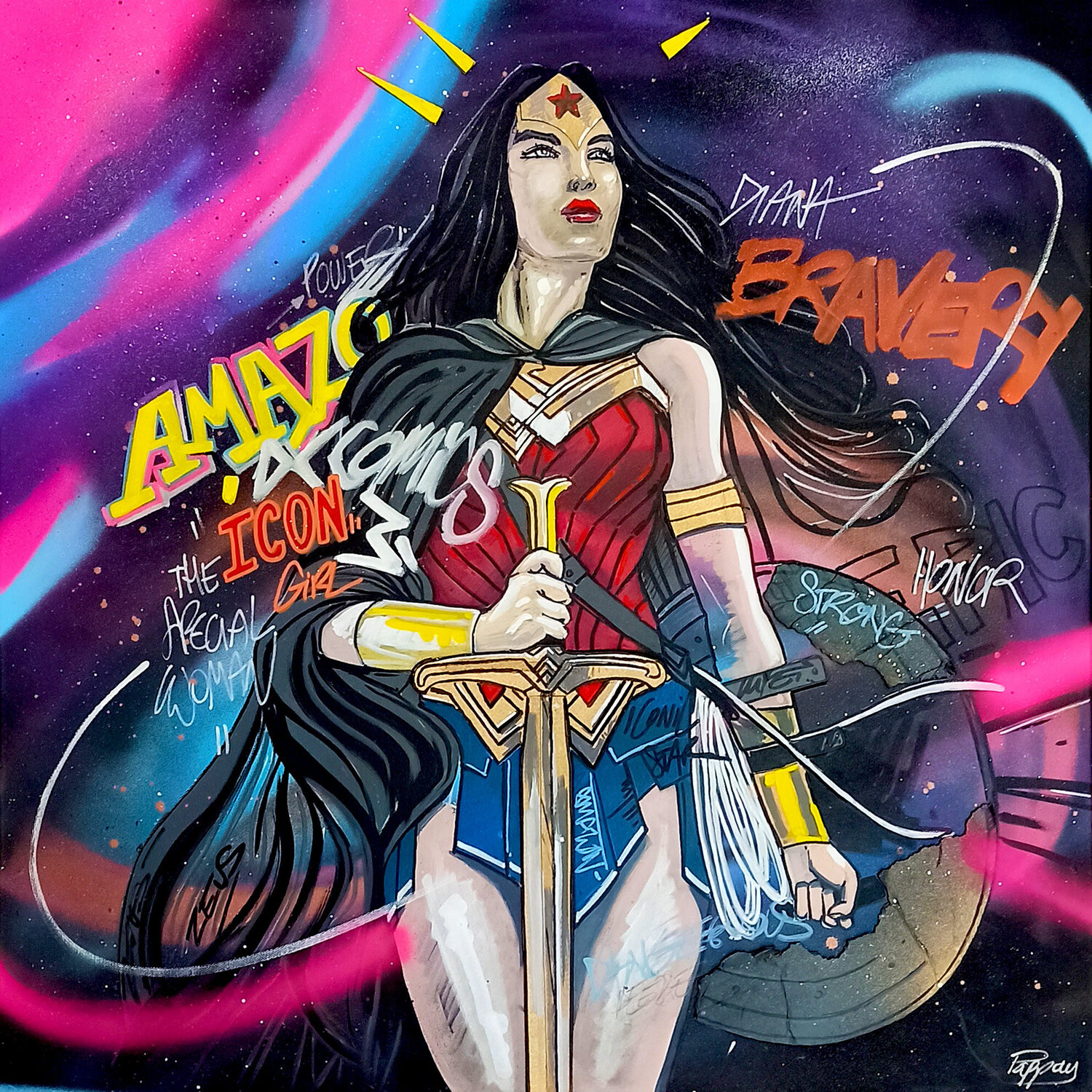 Goddess Pappay Original painting for sale