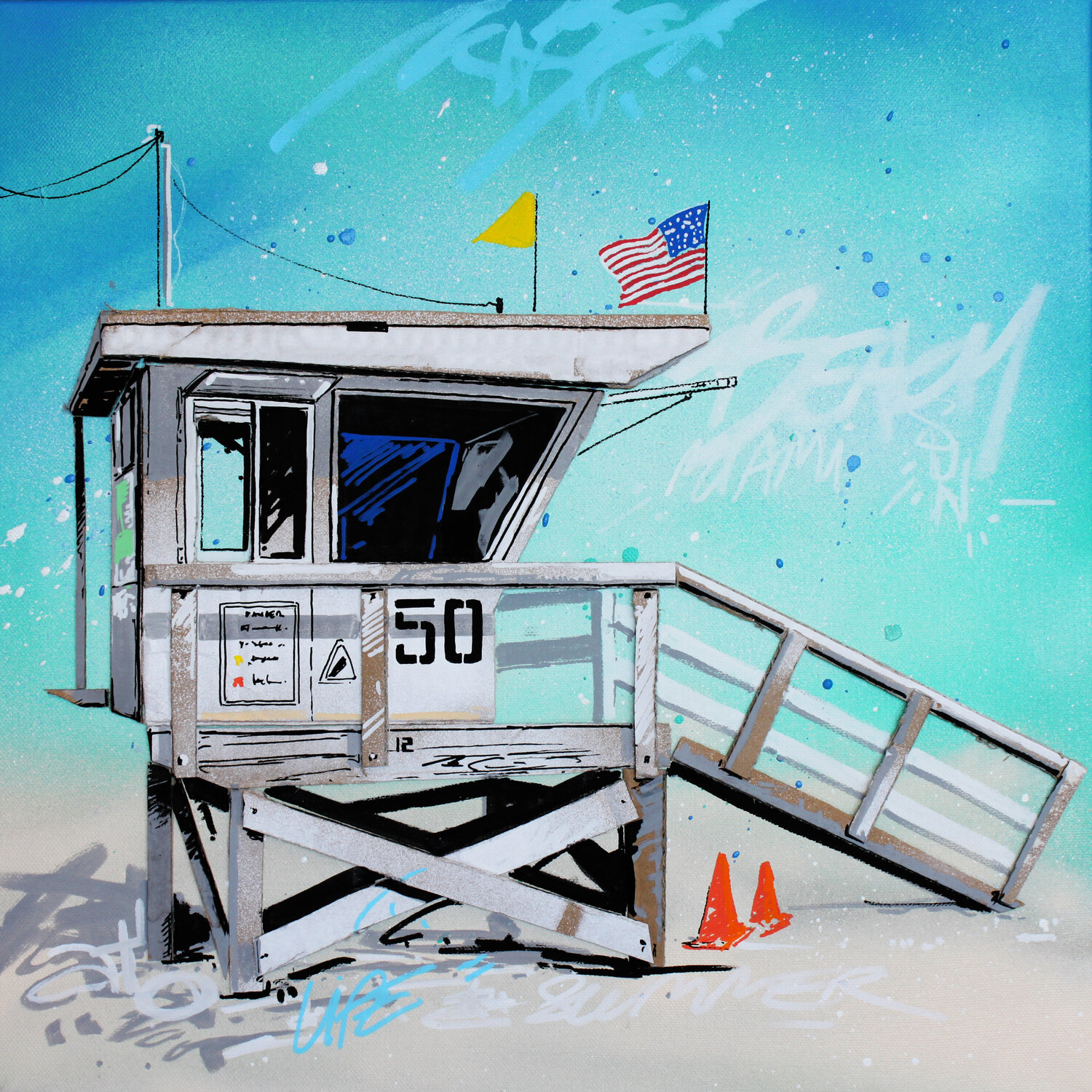 The 50 Pappay Original painting for sale