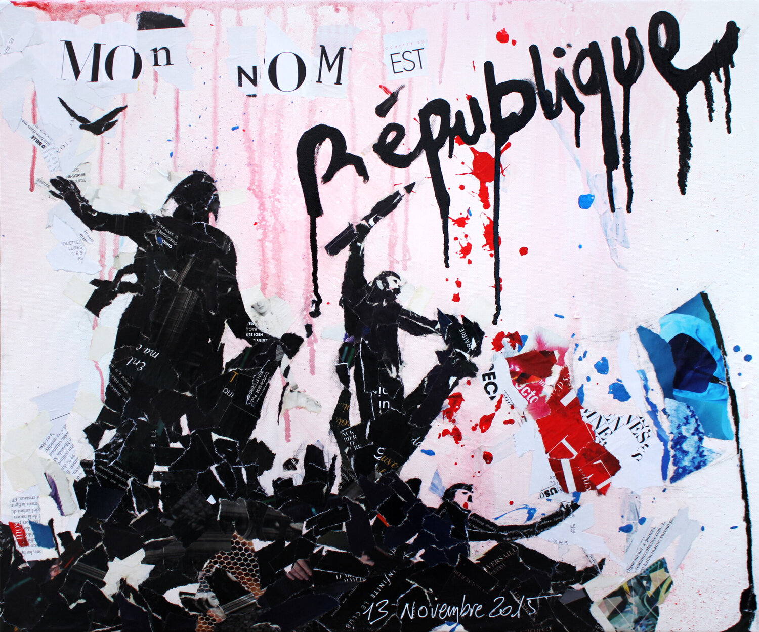 Mon nom est République Pappay Original painting for sale