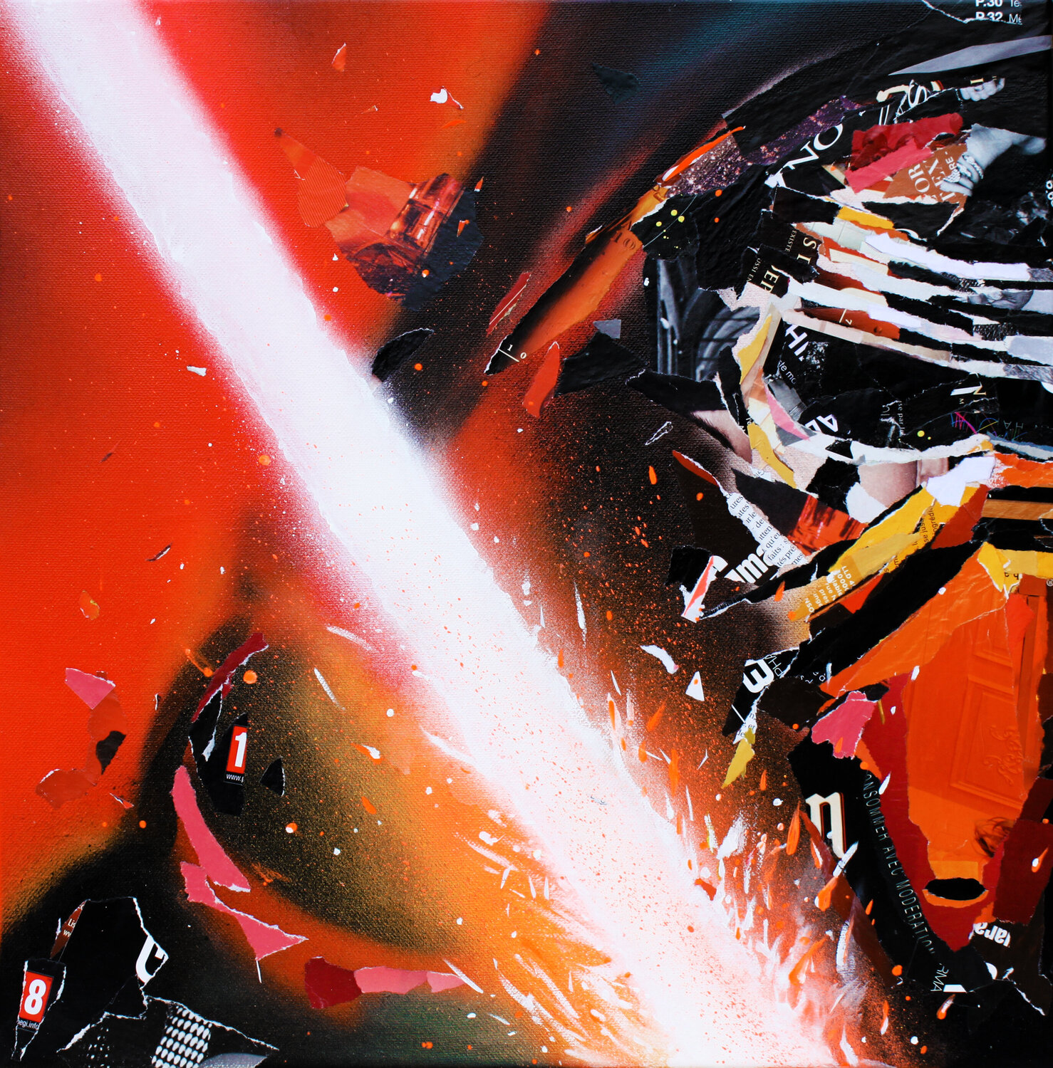 Kylo Ren Pappay Original painting for sale
