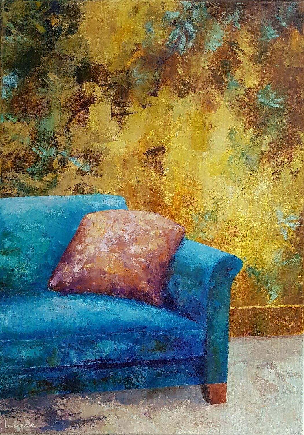 Secret Story Laurelle Bessé Original painting for sale