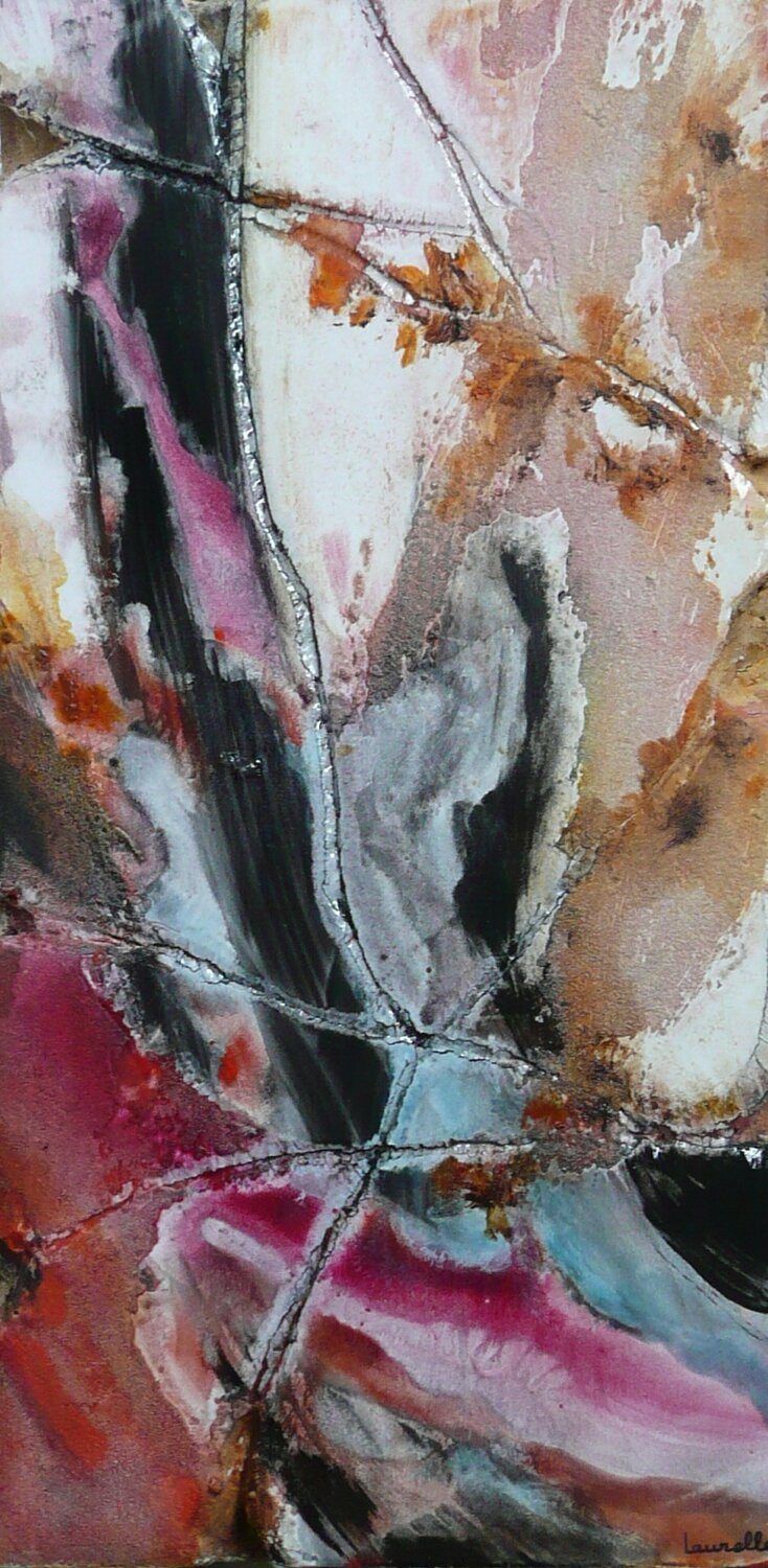 Pavé minéral 1 Laurelle Bessé Original painting for sale