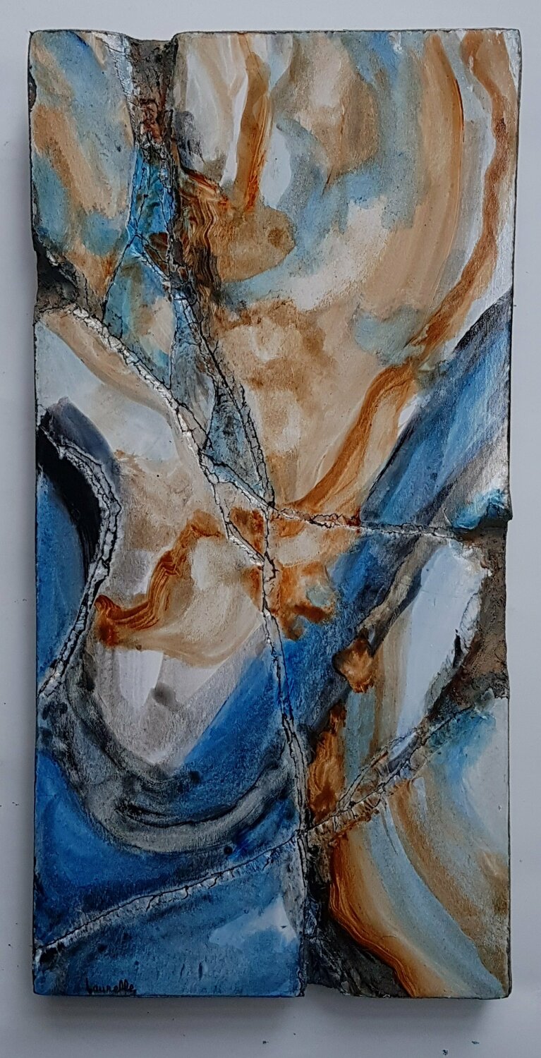 Pavé minéral 2 Laurelle Bessé Original painting for sale