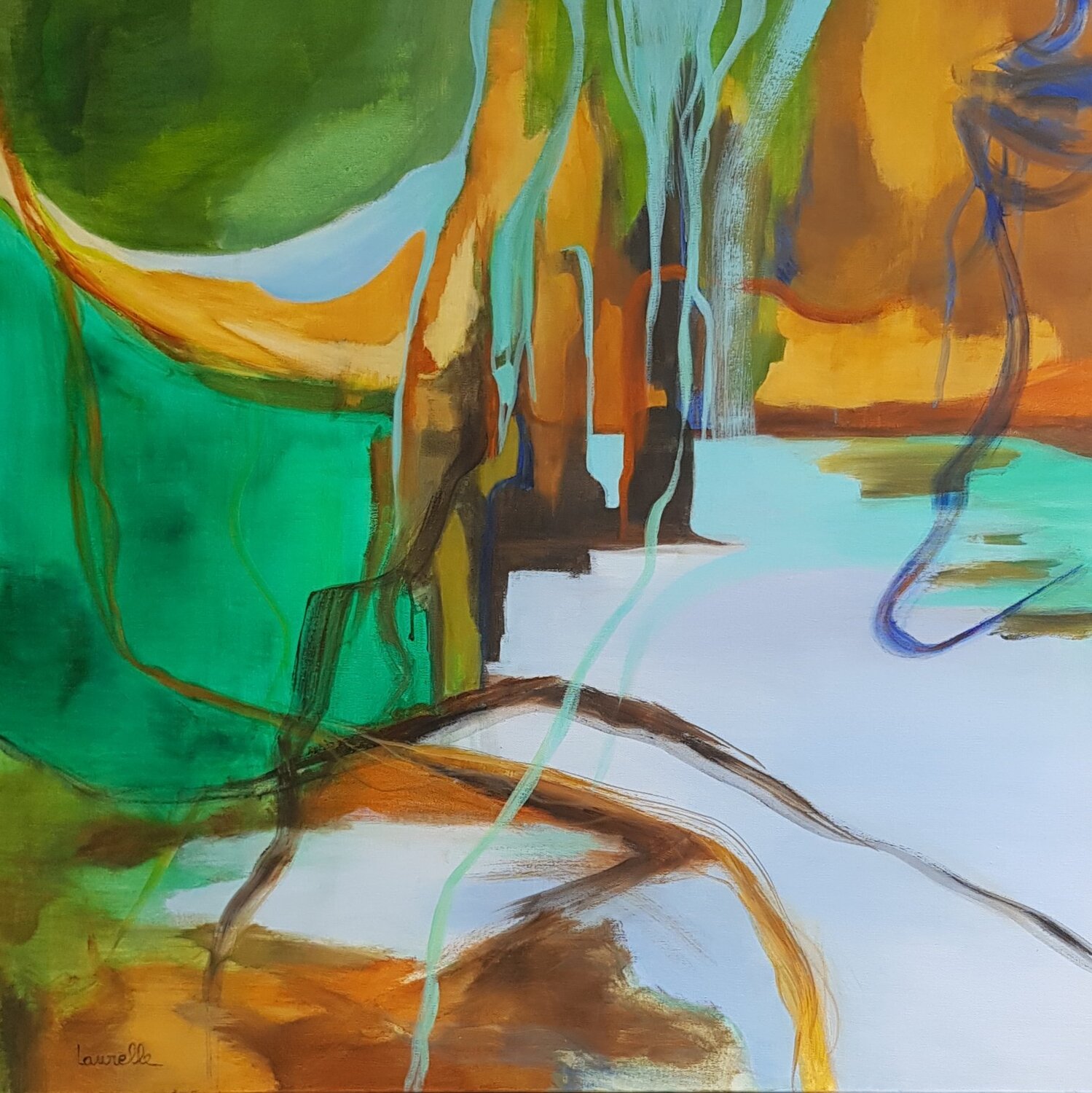 La source Laurelle Bessé Original painting for sale